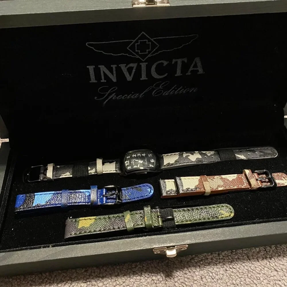 Invicta Special Edition Camo Watch with interchangeable bands, 1032